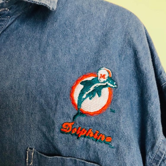 DYNASTY LEGENDS Other - MIAMI DOLPHINS DENIM SHIRT